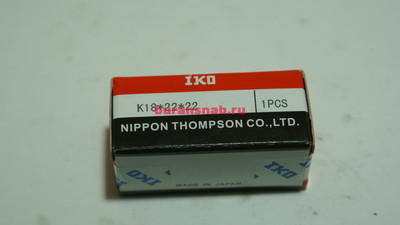 Подшипник игольчатый К18х22х22 IKO Япония в упаковке