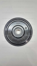 Каток пластиковый BRP/Тайга 165мм с подшипником 205 (посадка 25мм) PPD Black RO165K/AA6