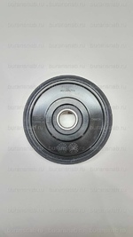 Каток пластиковый BRP/Тайга 135мм с подшипником 205 (посадка 25мм) PPD Black RO135R/Y8