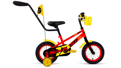Велосипед RM METEOR (12&quot; 1 ск.) красный/желтый
