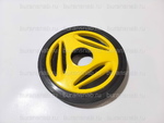 Каток пластиковый BRP/Тайга RO165G-2 Yellow PPD (165мм, подшипник 205)