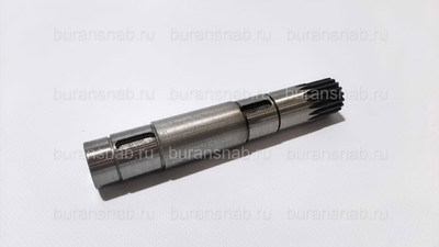 Вал ведомый (короткий, шлицы) голый КР182.04.01