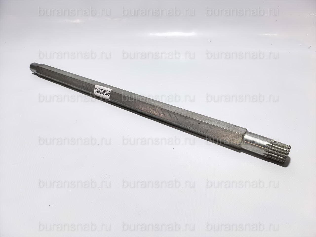 Вал ведущий голый 500 (18 шлицов, под втулку) C40200005БС