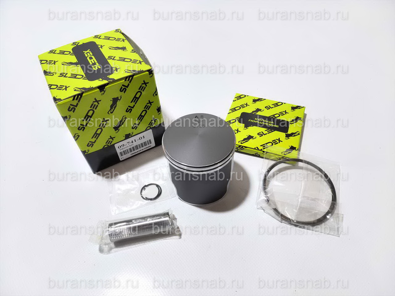 Поршень BRP 503F/300F, Тайга 500 +0,25 (T-Moly) Sledex 09-741-1T